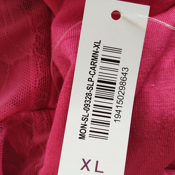 NWT Adore Me Dark Pink Elegant Pink Women's Nightgown Nightie XL - Picture 7 of 9